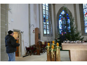 Es weihnachtet in St. Crescentius (Foto: Karl-Franz Thiede)